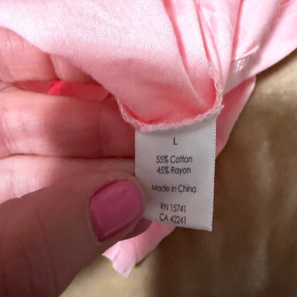 PJ Salvage Pink Lounge Set Coffee until Cocktails Women’s Medium NWT - Picture 6 of 7